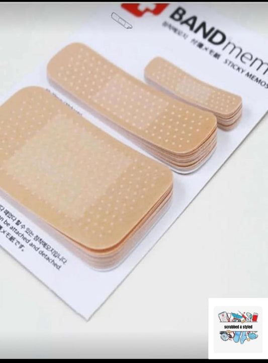 Band-aid sticky notes