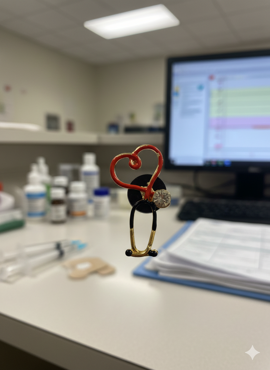 Stethoscope pin