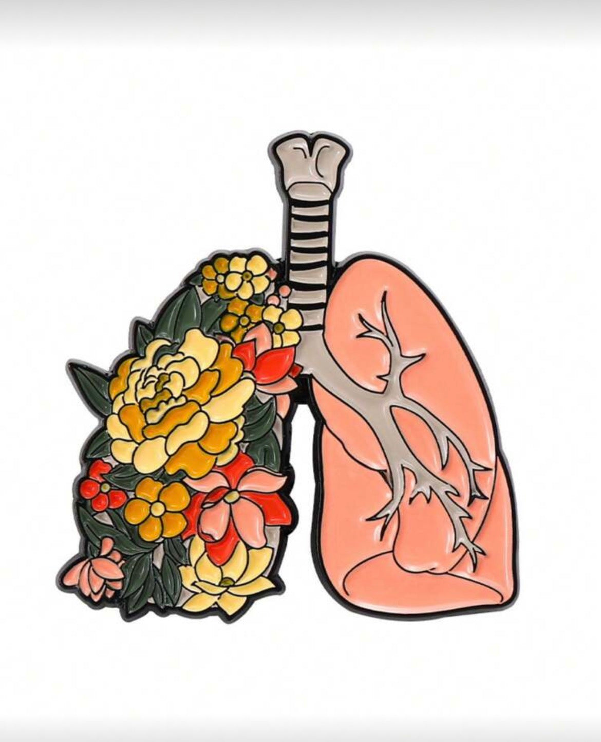Flower lung pin 🫁