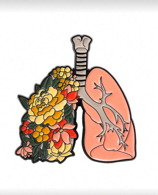 Flower lung pin 🫁