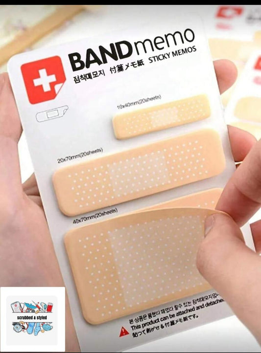 Band-aid sticky notes
