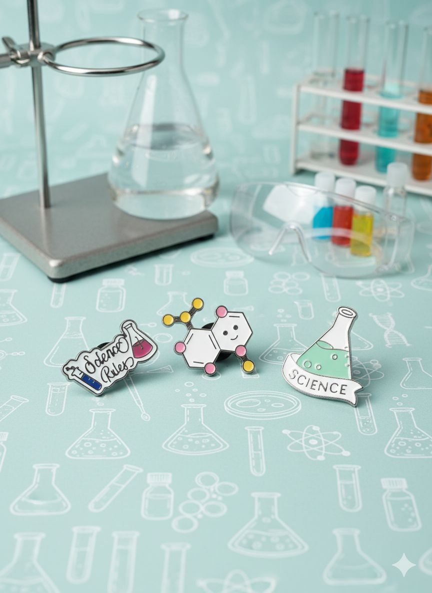 Chemistry lab pins