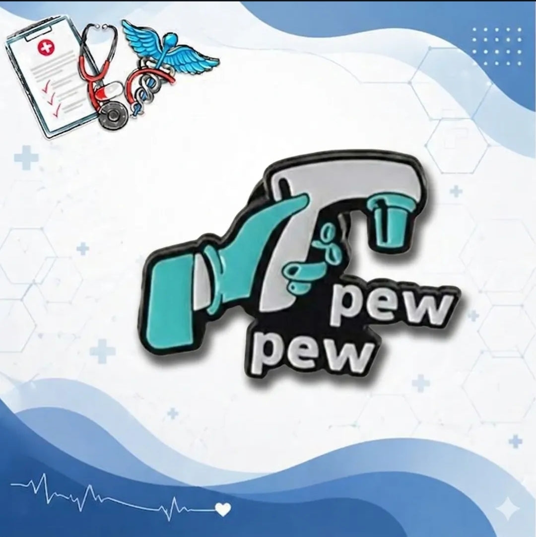 Pew pew healing pins