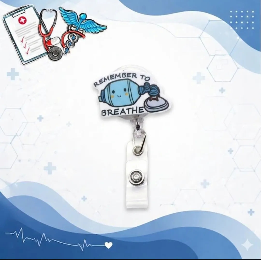 Remember to breathe card-holder