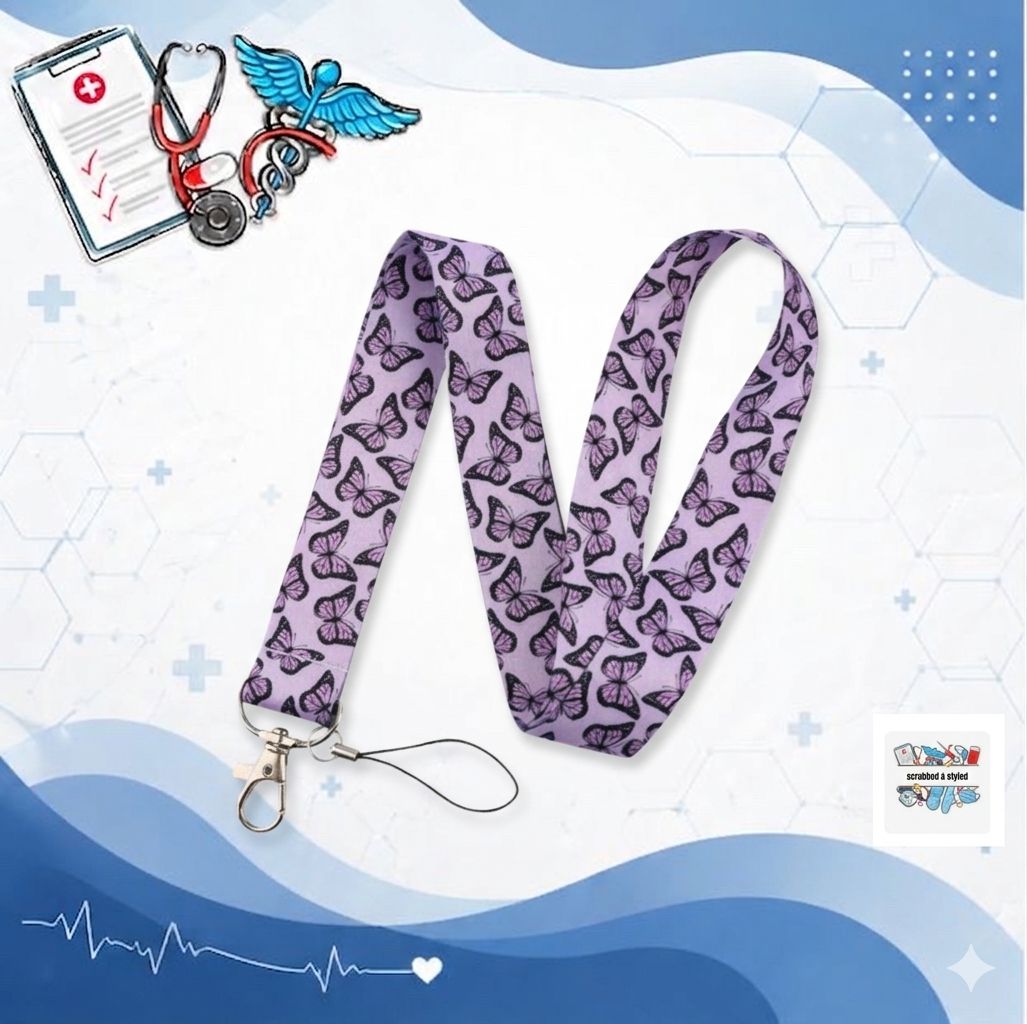 Butterfly lanyards