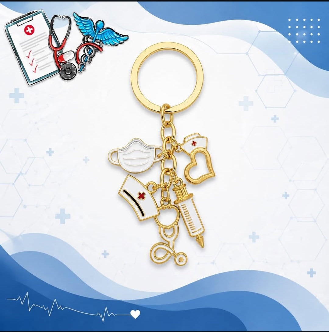 Medical style keychain