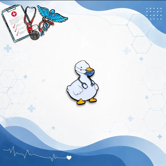 Duck shaped pin