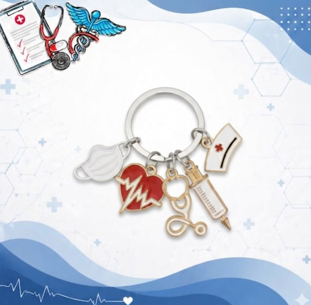 Medical style keychain