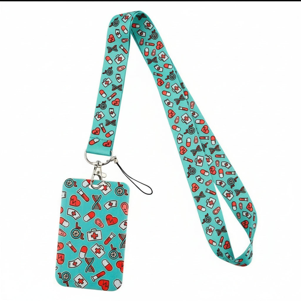 Lanyard card holders