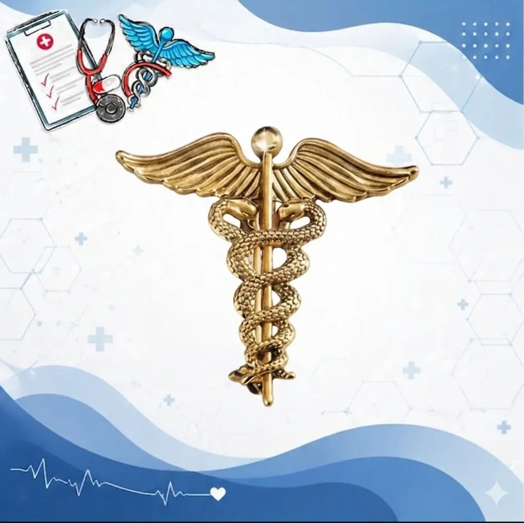 Caduceus medical pins