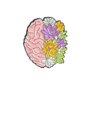 Flower brain 🧠 pin