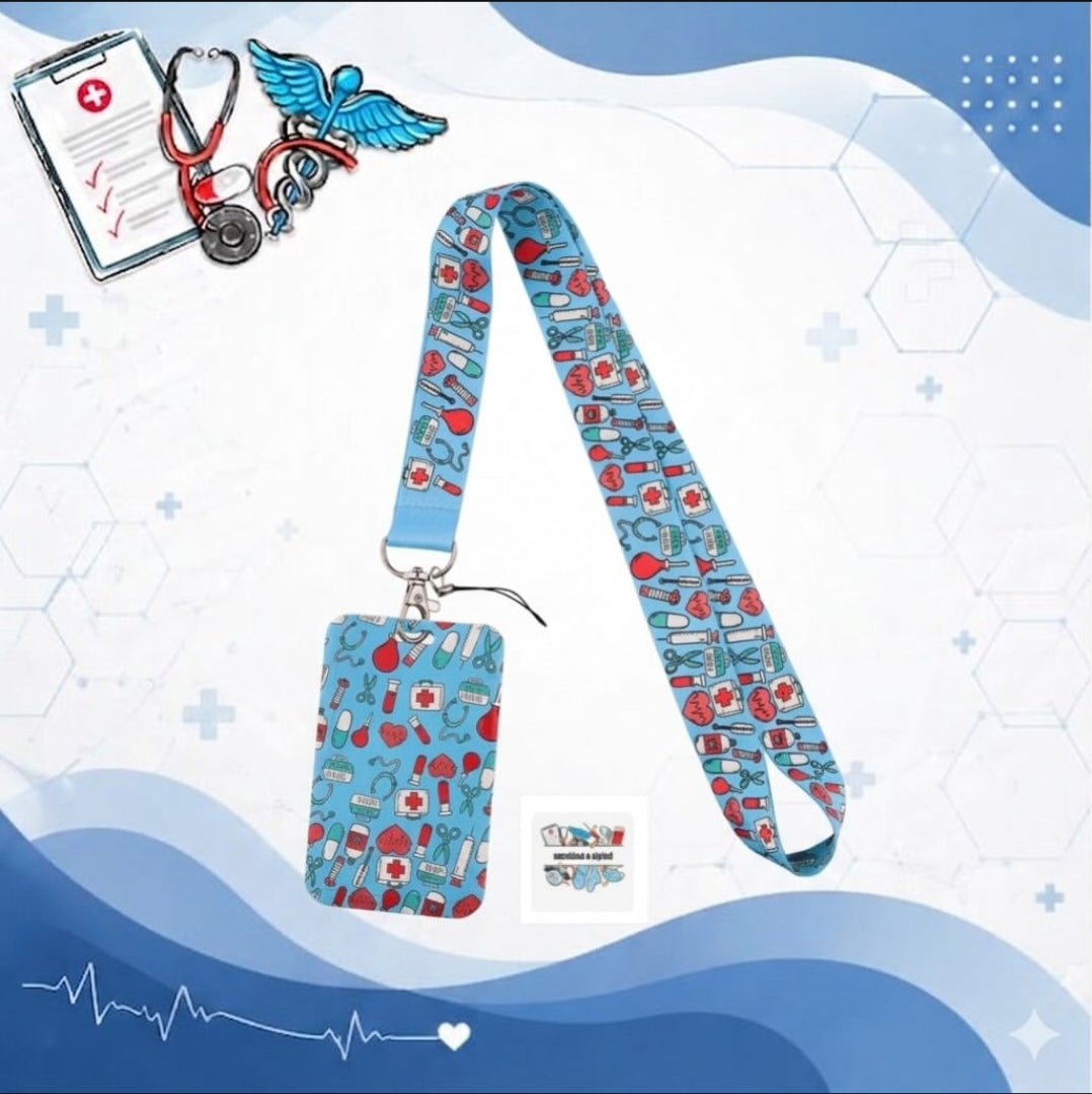 Lanyard card holders