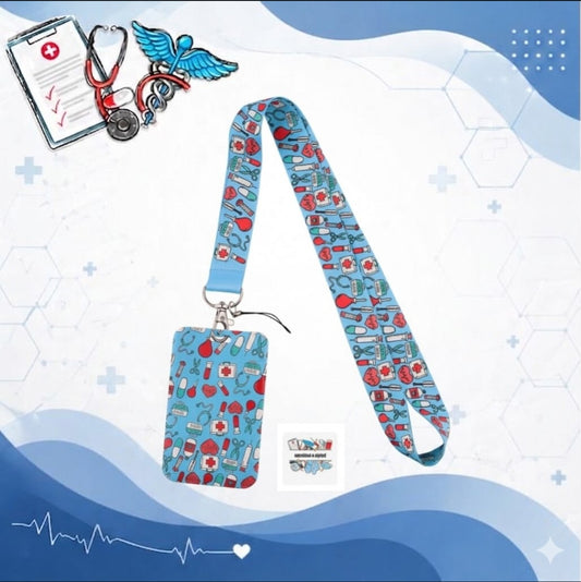 Lanyard card holders