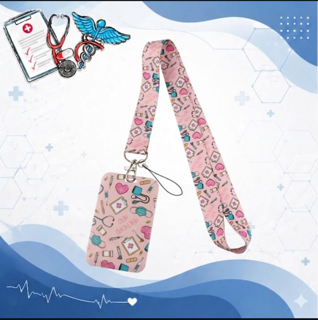 Lanyard card holders