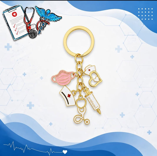 Medical style keychain